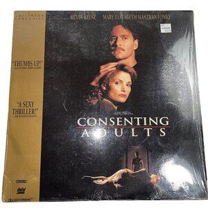 Consenting Adults Vintage Laserdisc 1988 Kevin Kline Mary Elizabeth Mastrantonio